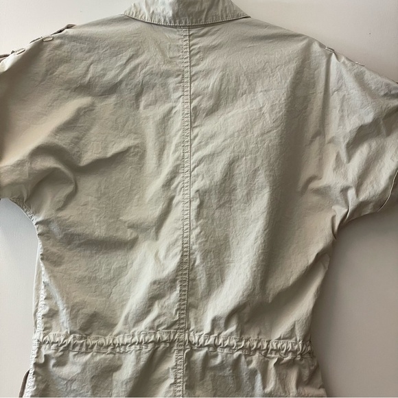 Pistola Meg Beige Zip Front Drawstring Romper Playsuit - Picture 9 of 16